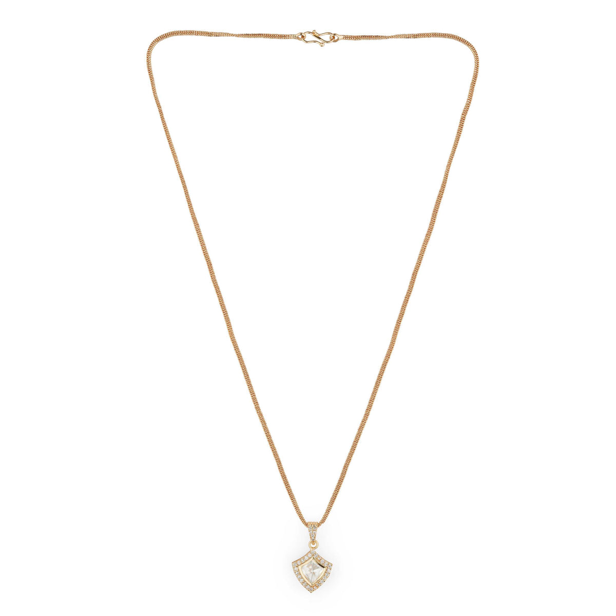 Sophie Shield Pendant Polki Set