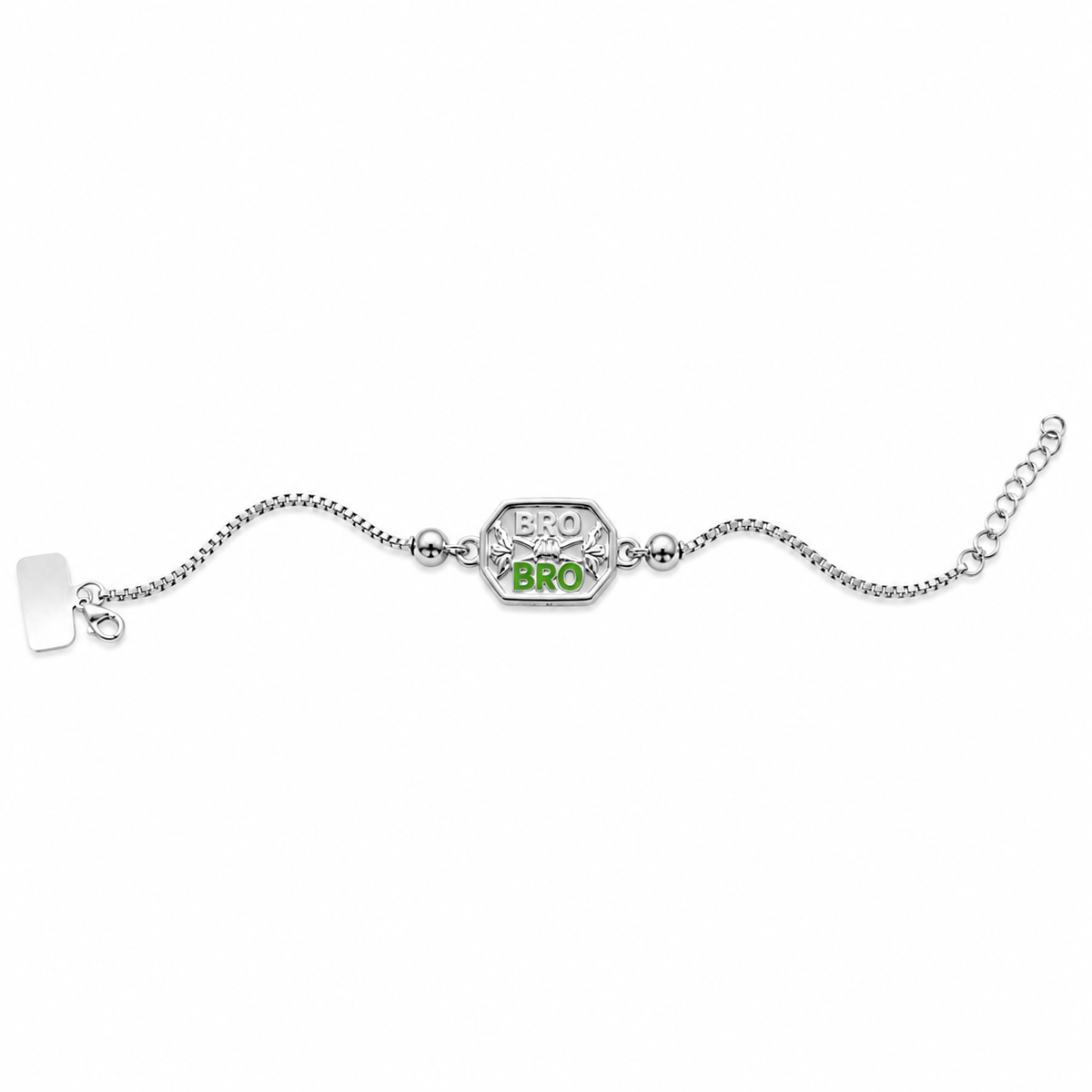 No.1 Bro 92.5 Silver Chain Rakhi