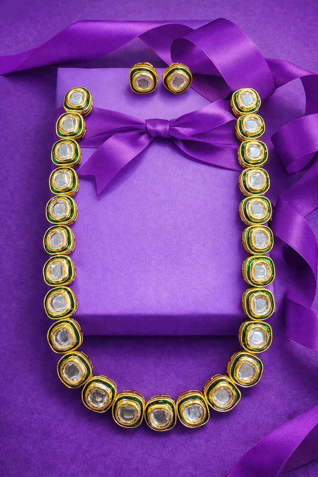 D no-15, ₹ 999 Kundan Necklace Live-1228