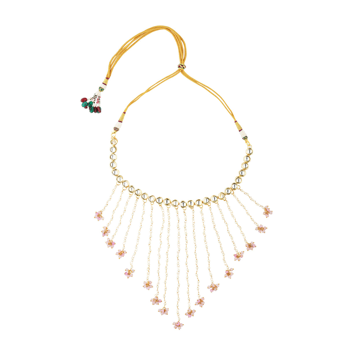 Elegant pearl jewelry waterfall style
