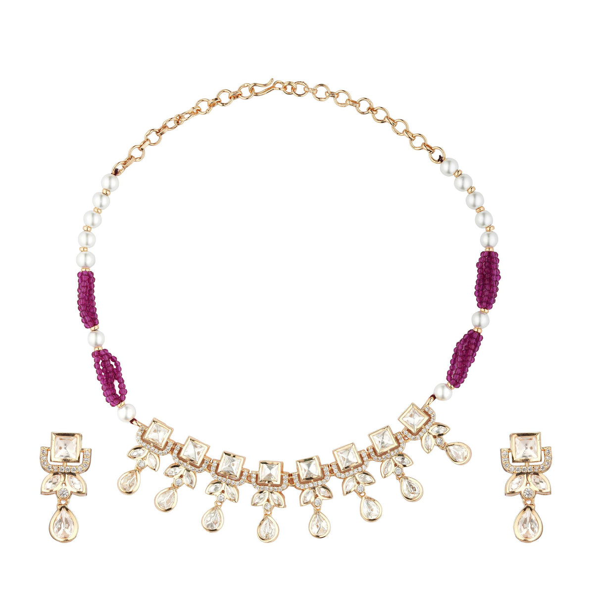 Premium Pearl Bead Necklace Set for Weddings