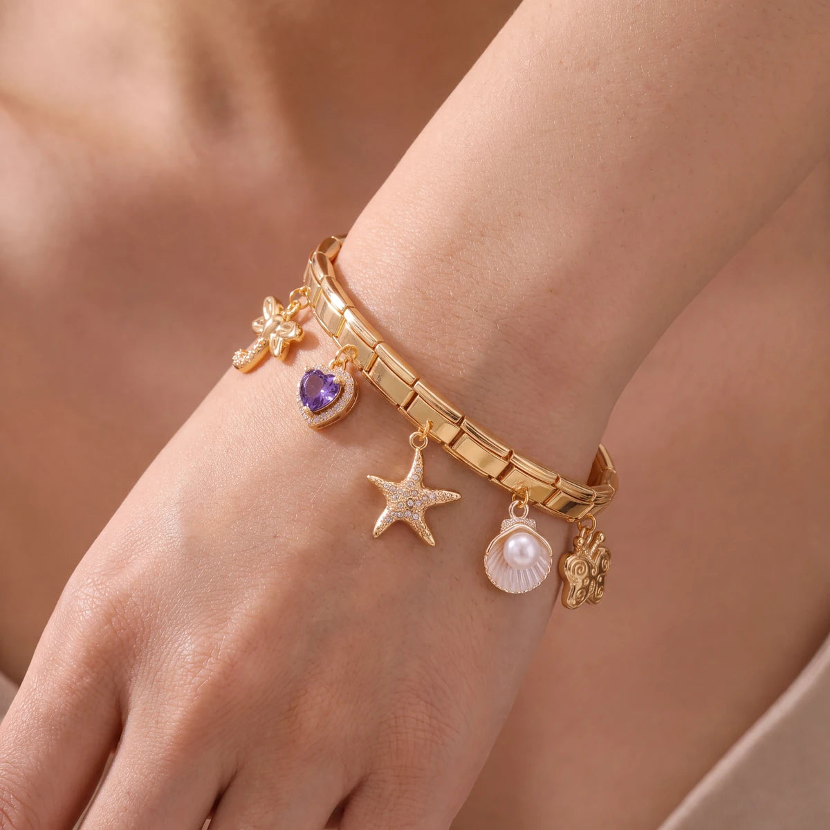 Lustre Charm Bracelet