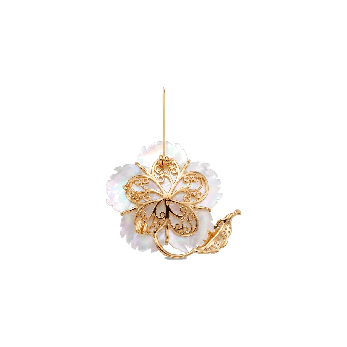 Magnolia Flower Brooch