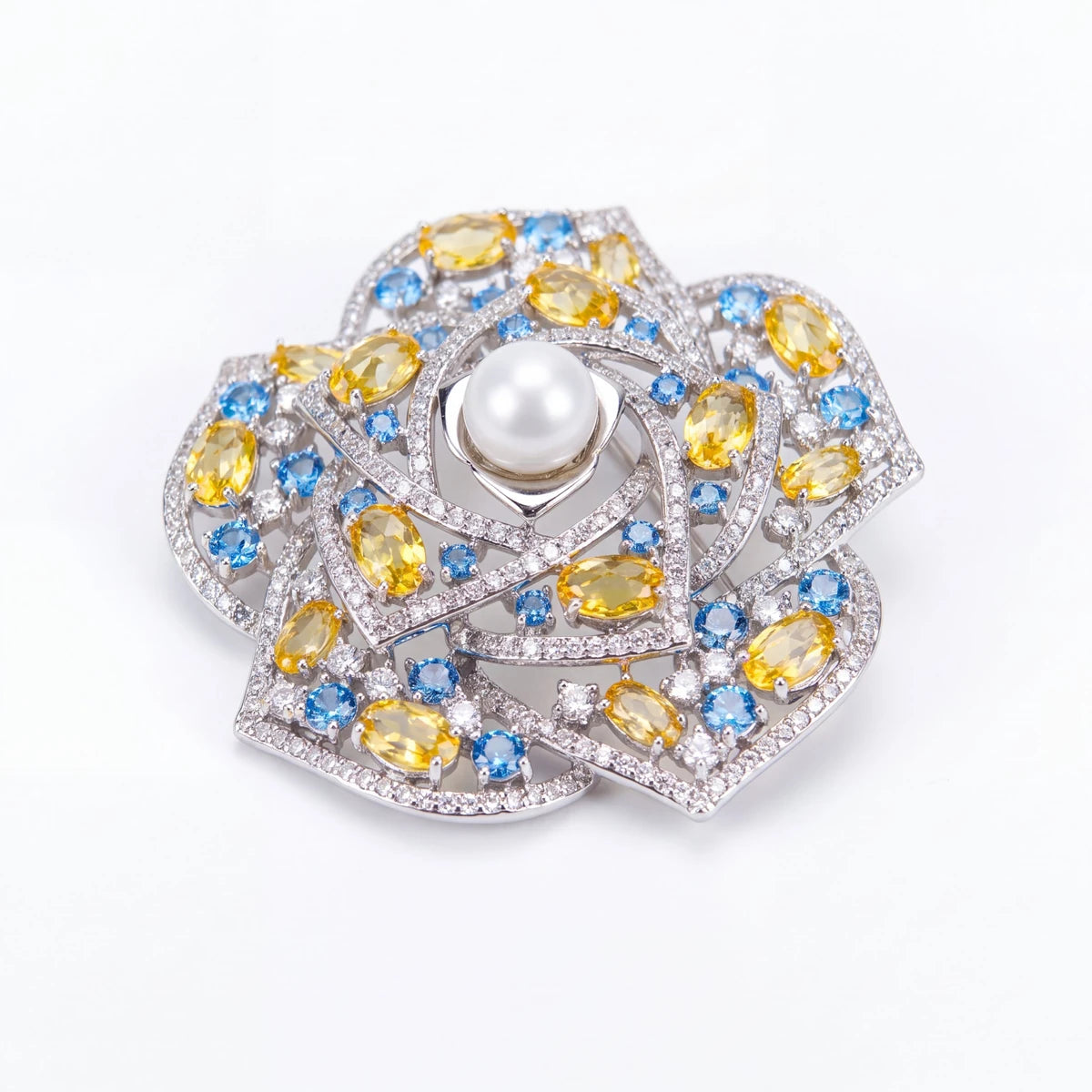 Ivory Rose Brooch