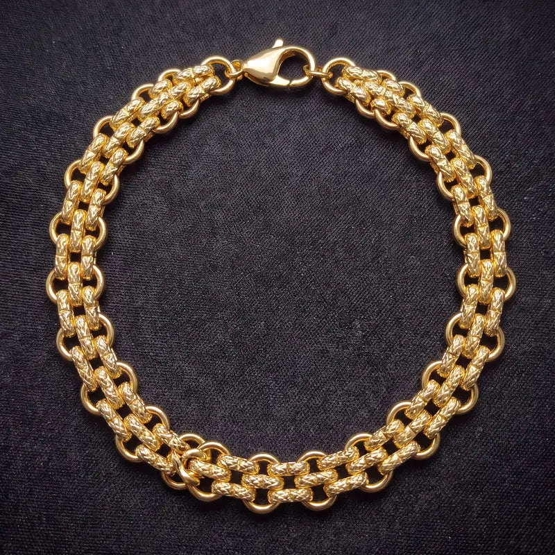 Rolo Link Gold-Tone Bracelet for Men - view 3