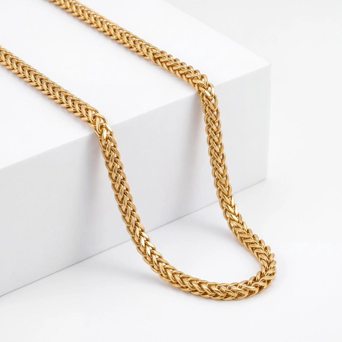 Wheat Gold-Tone Chain for Men - view 3