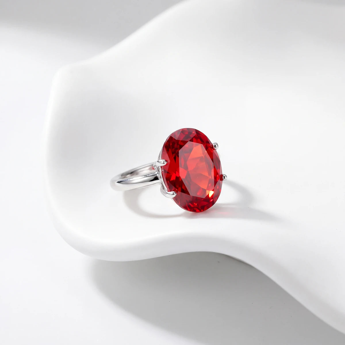 Nova Oval Solitaire Ring