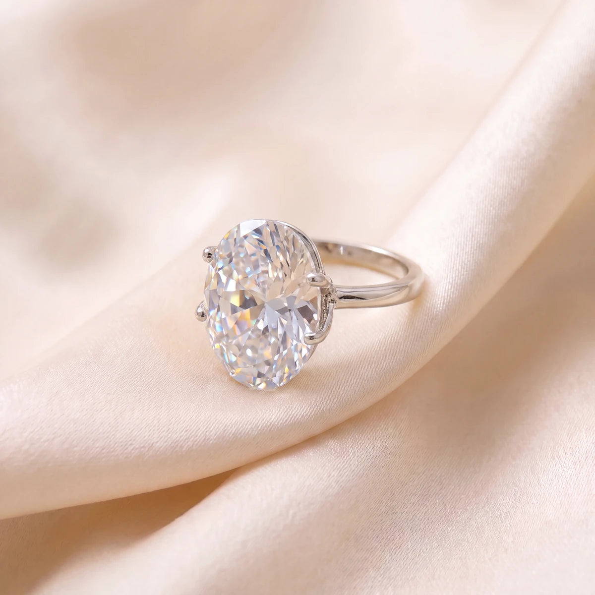 Nova Oval Solitaire Ring
