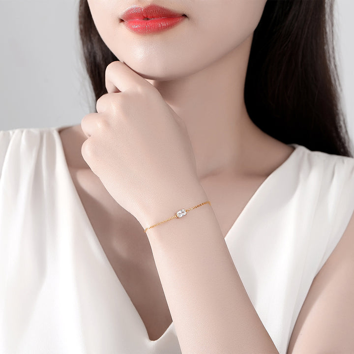 Alice Classic Emerald Cut Bracelet