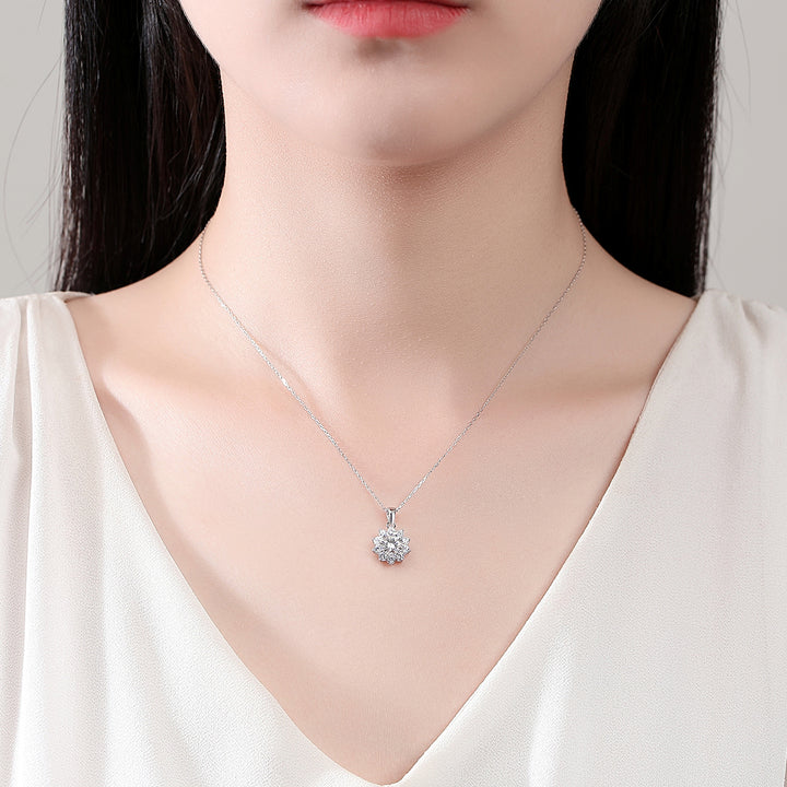Lumi Blaze Iced Emerald Cut Necklace