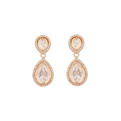Milani Halo Setting Polki Earrings