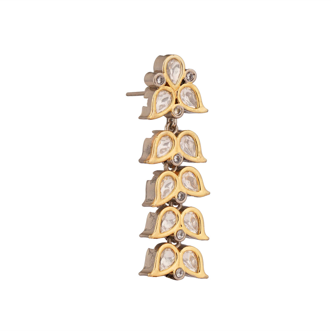 Vicrotia Smith Polki Danglers Earrings
