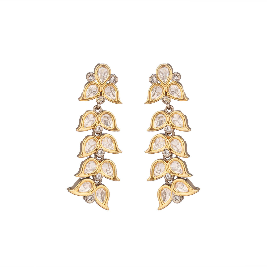 Vicrotia Smith Polki Danglers Earrings