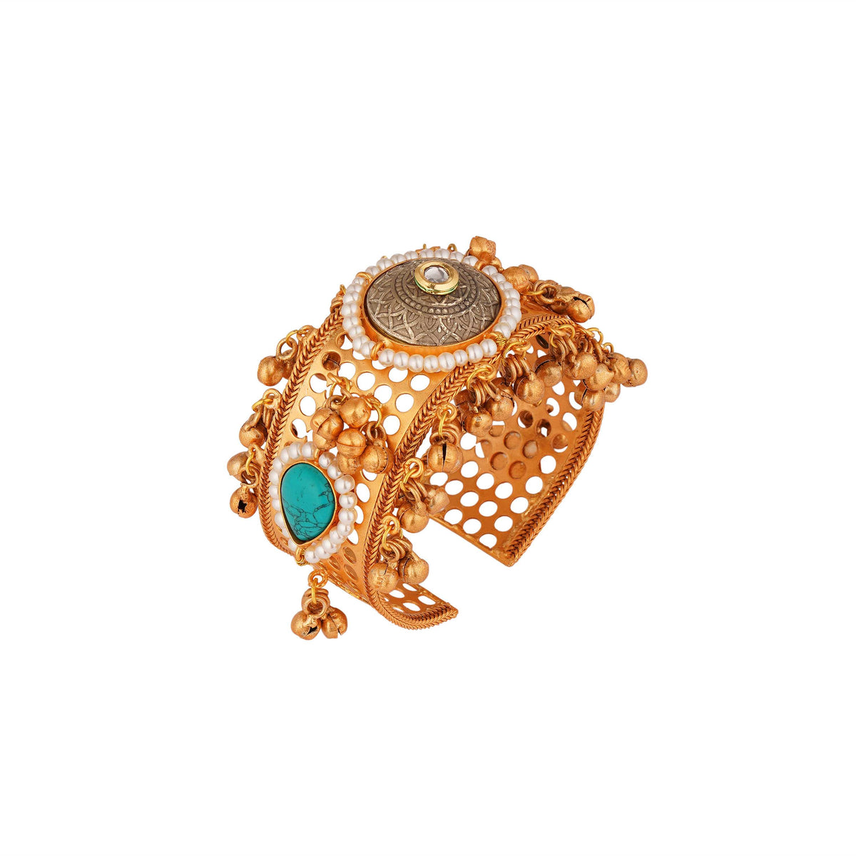 Gulmarg Fusion Apala Kada Ghungroo Bracelet
