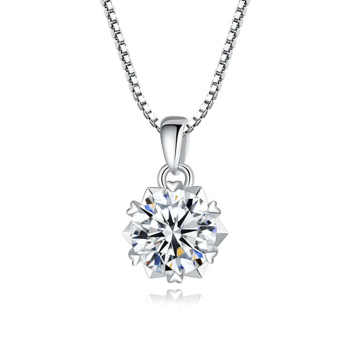 Rina Dazzling Diamond Pendant Necklace