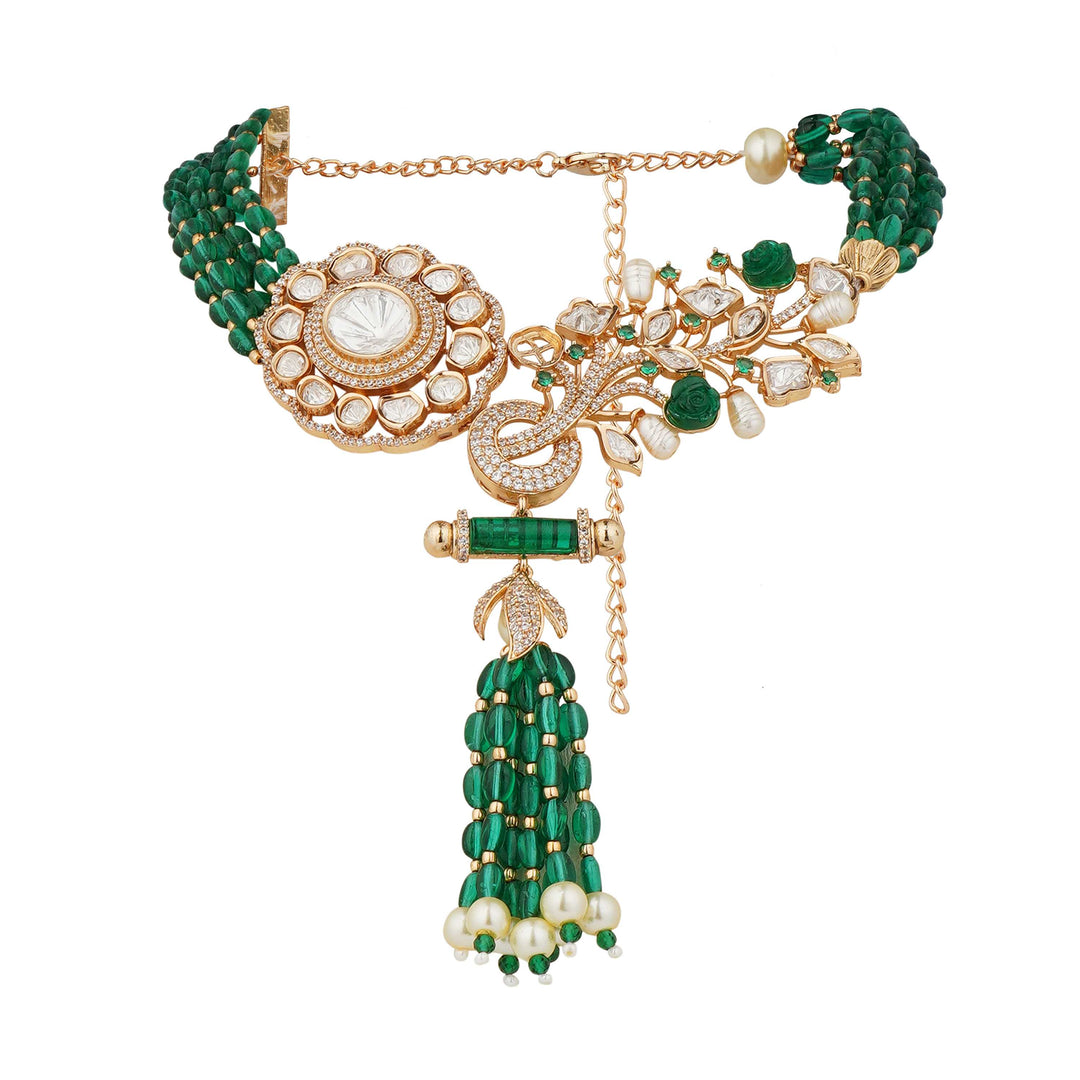 Lily Emerald Glow Jewellery Moissianite Set