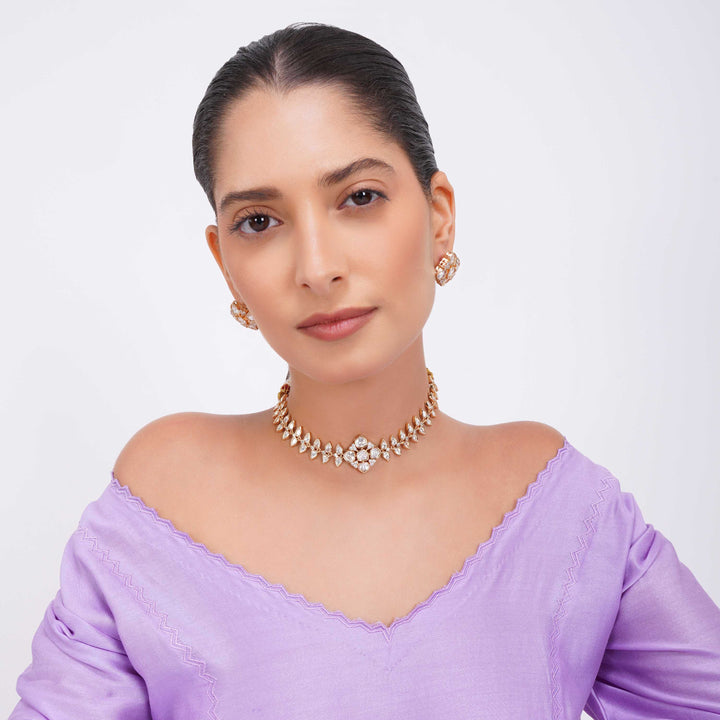 Amalia Sole Polki Necklace Set