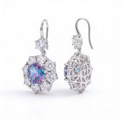 Petal Cluster Mystic Drop Earrings