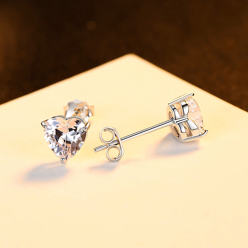 Remy Charming Heart Shape Stud