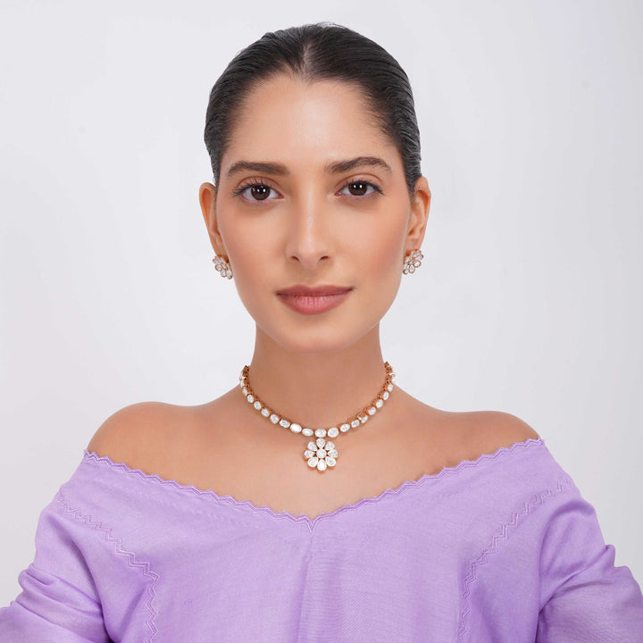 Dayana Moissanite Polki Premium Earrings
