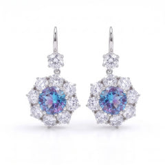 Petal Cluster Mystic Drop Earrings