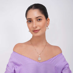 Veronica Moissanite Pendant Necklace Set