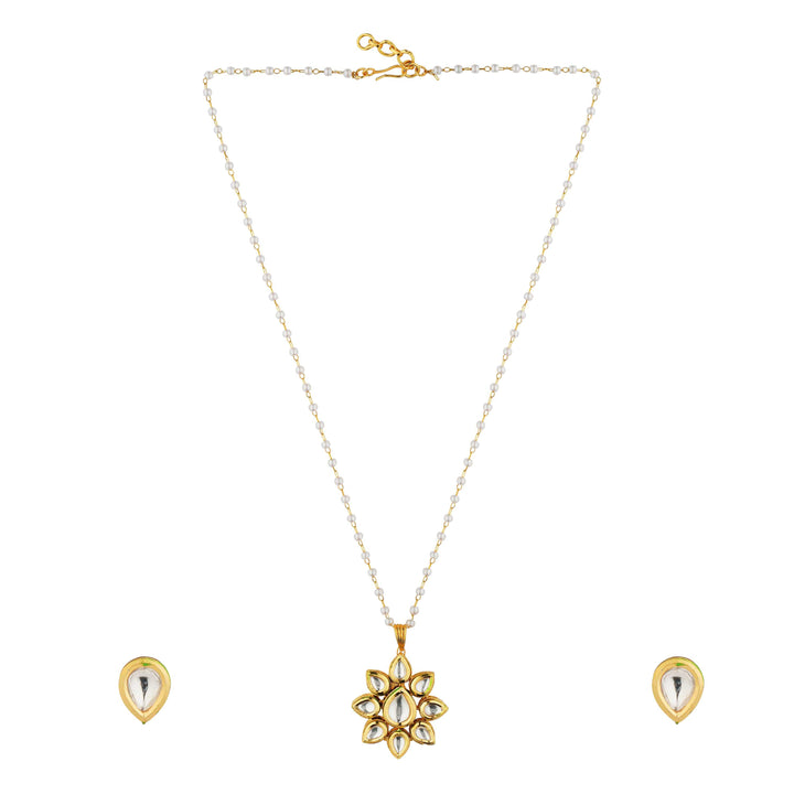 Sneha Kundan Meenakari Pendant Set