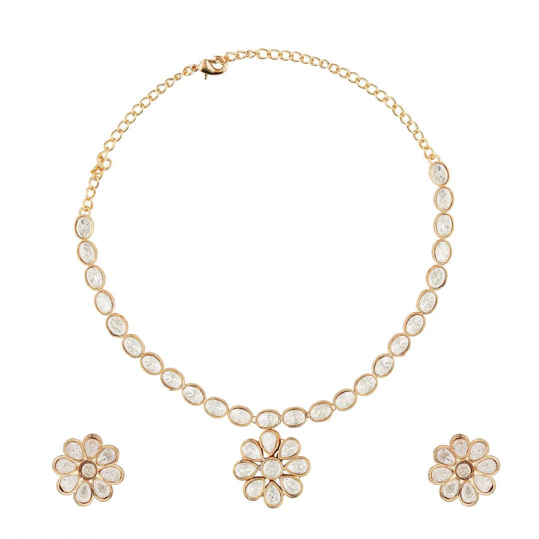 Dayana Moissanite Polki Premium Earrings