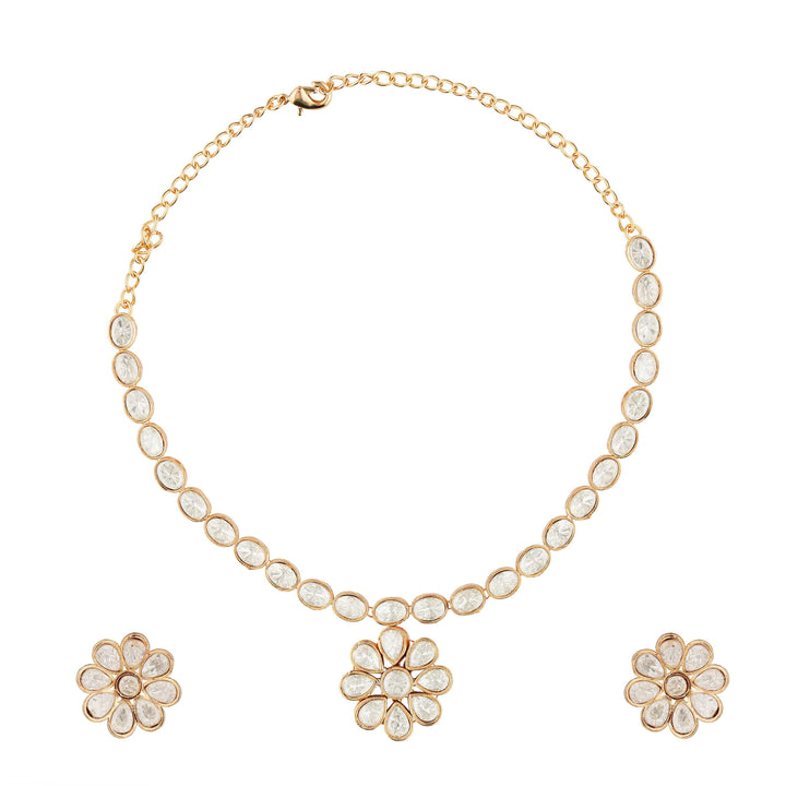 Dayana Moissanite Polki Premium Earrings