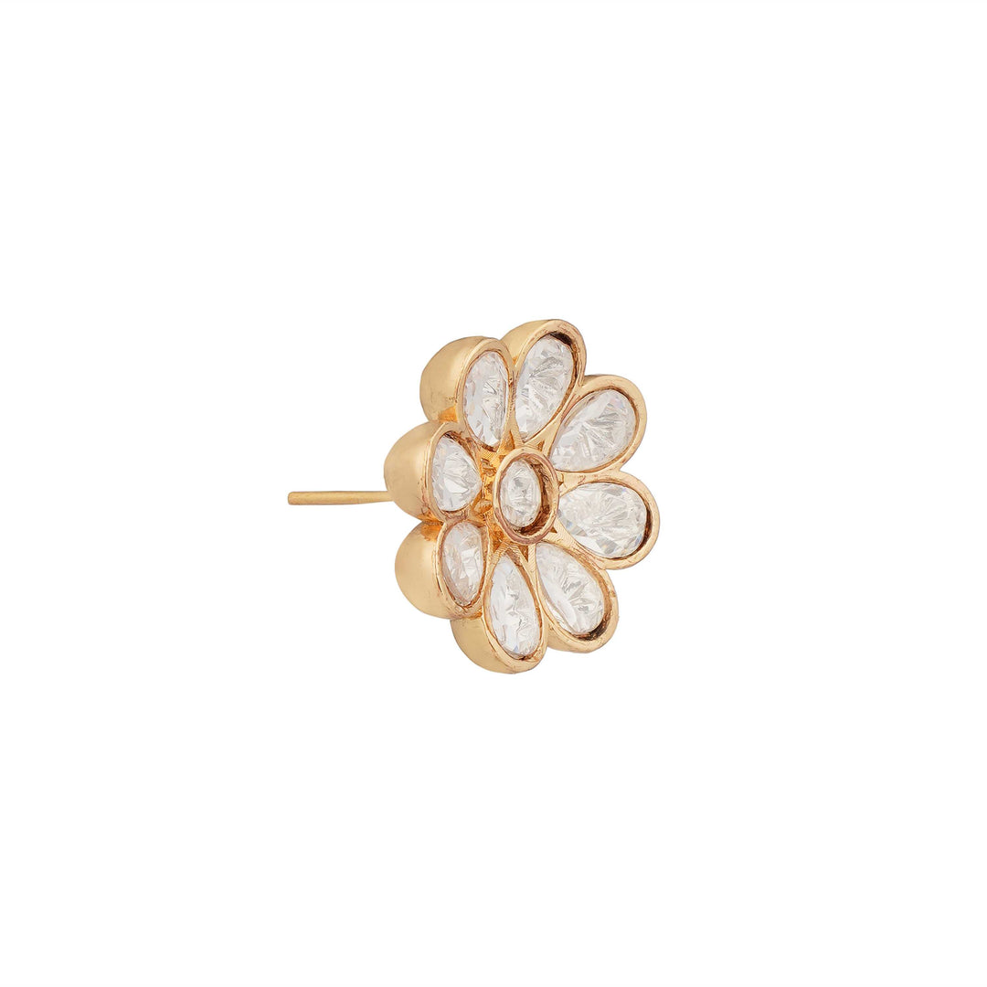 Dayana Moissanite Polki Premium Earrings