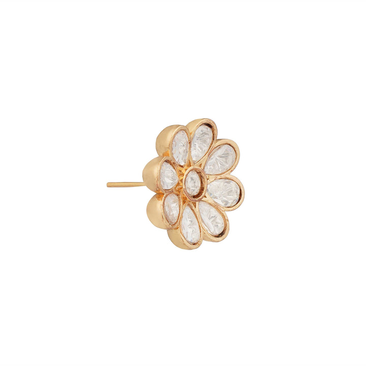 Dayana Moissanite Polki Premium Earrings