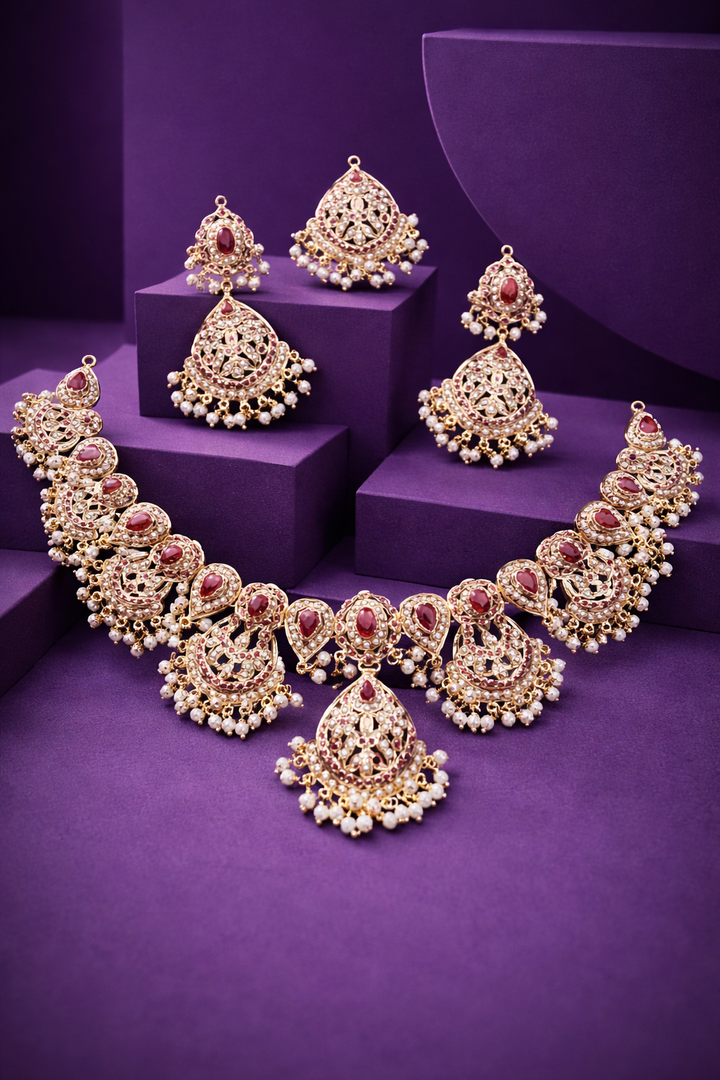 D No-17 Jadau Set 7499 Live No-1227