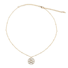 Daaniya Polki Pendant Silver Foil Fine Look