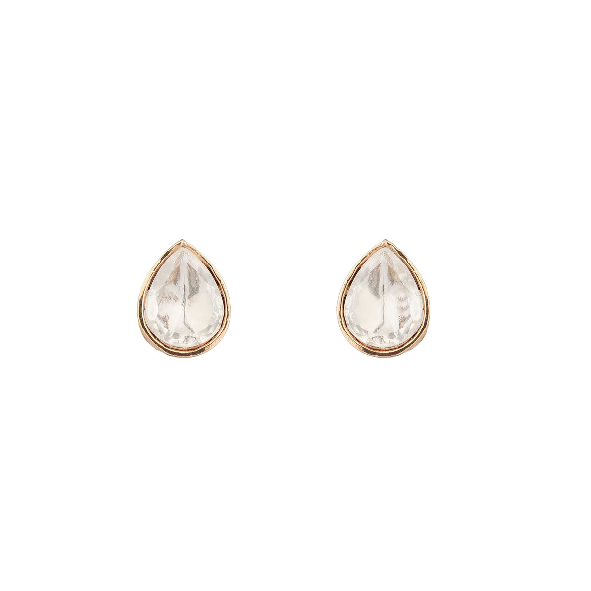 Daisy Charm Delicate Teardrop CZ Necklace Set
