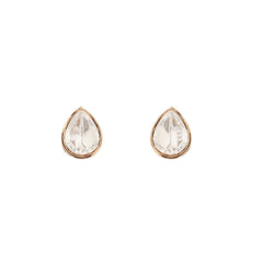 Daisy Charm Delicate Teardrop CZ Necklace Set