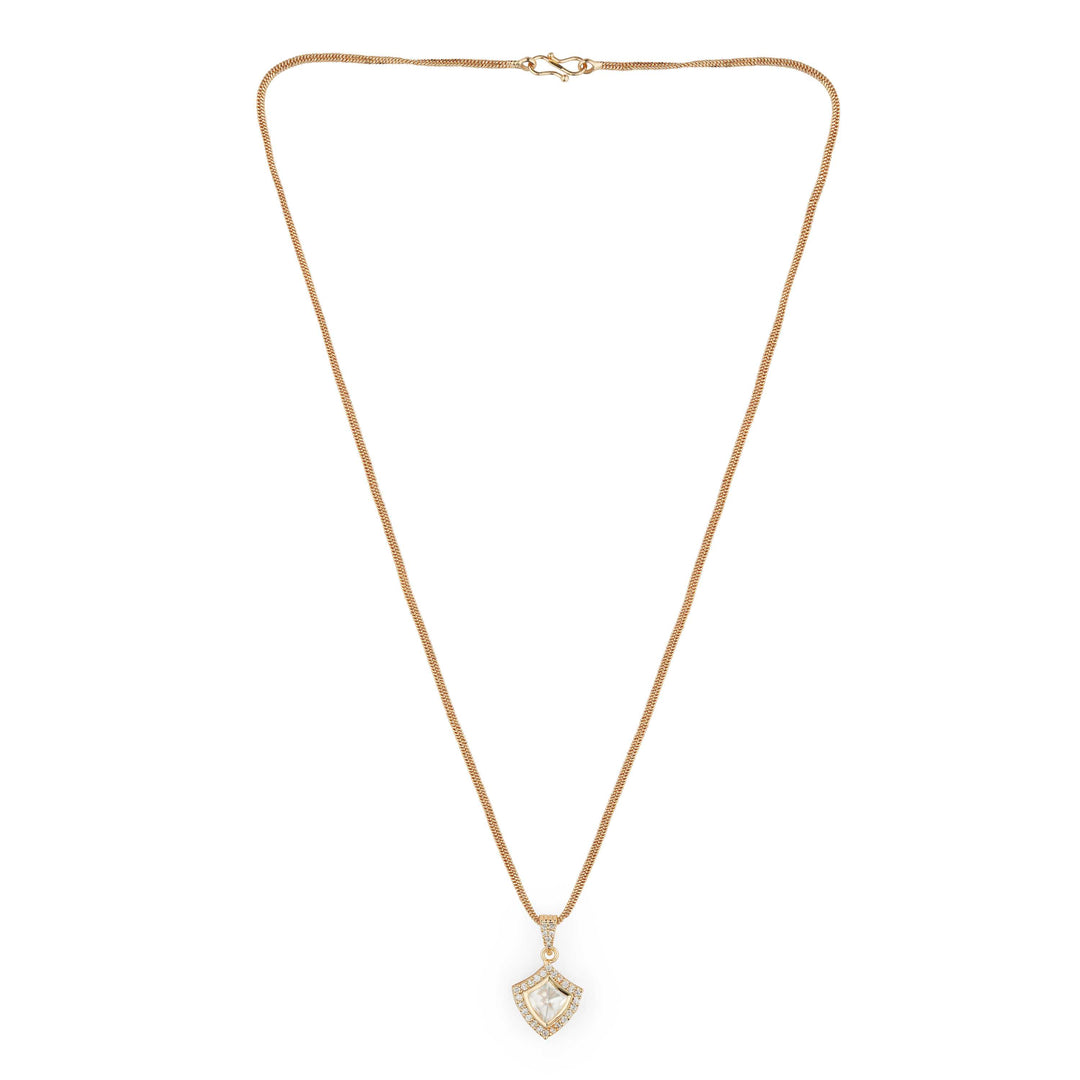 Sophie Shield Pendant Polki Set