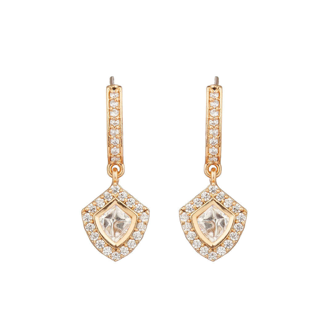 Sophie Shield Pendant Polki Set