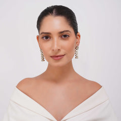 Vicrotia Smith Polki Danglers Earrings