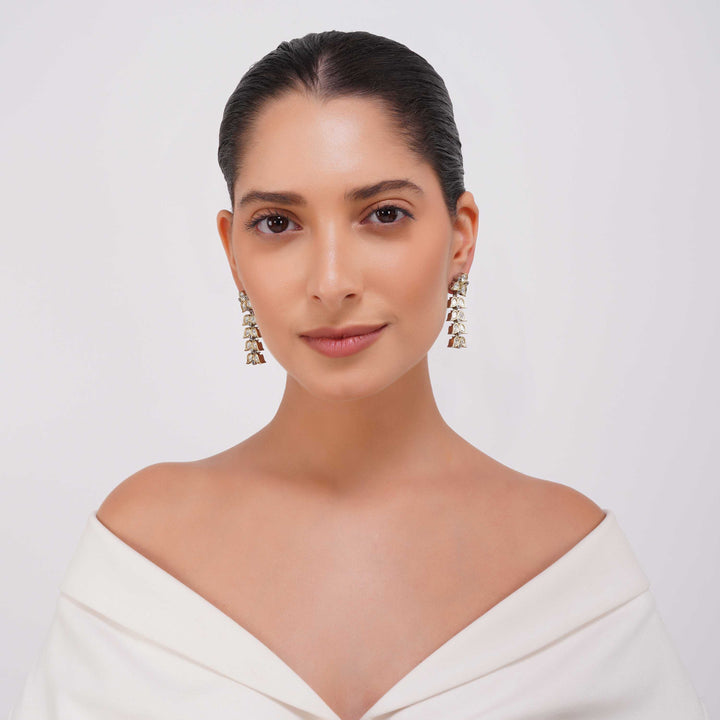 Vicrotia Smith Polki Danglers Earrings