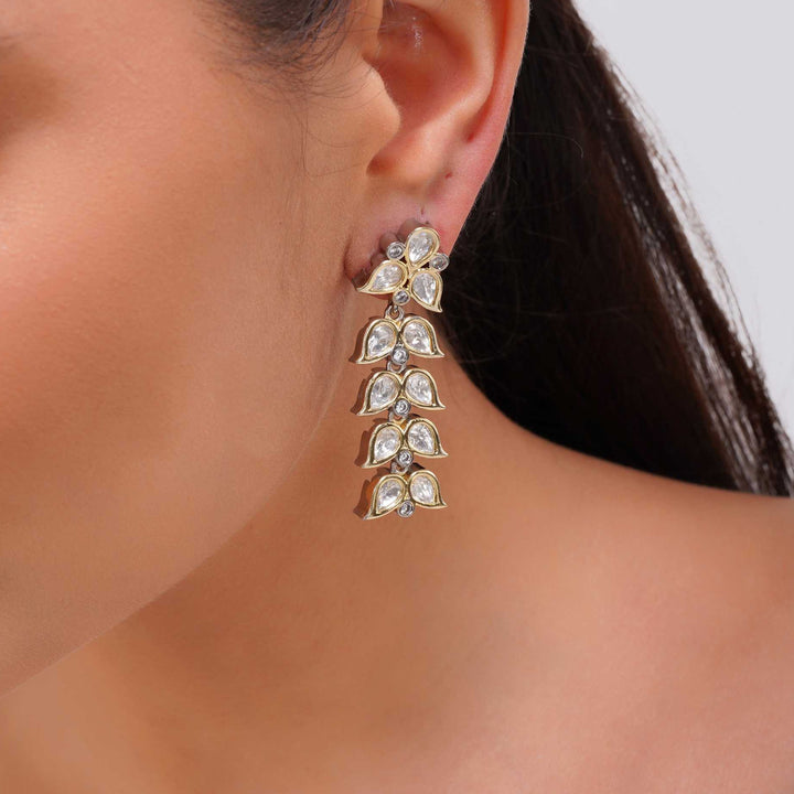 Vicrotia Smith Polki Danglers Earrings