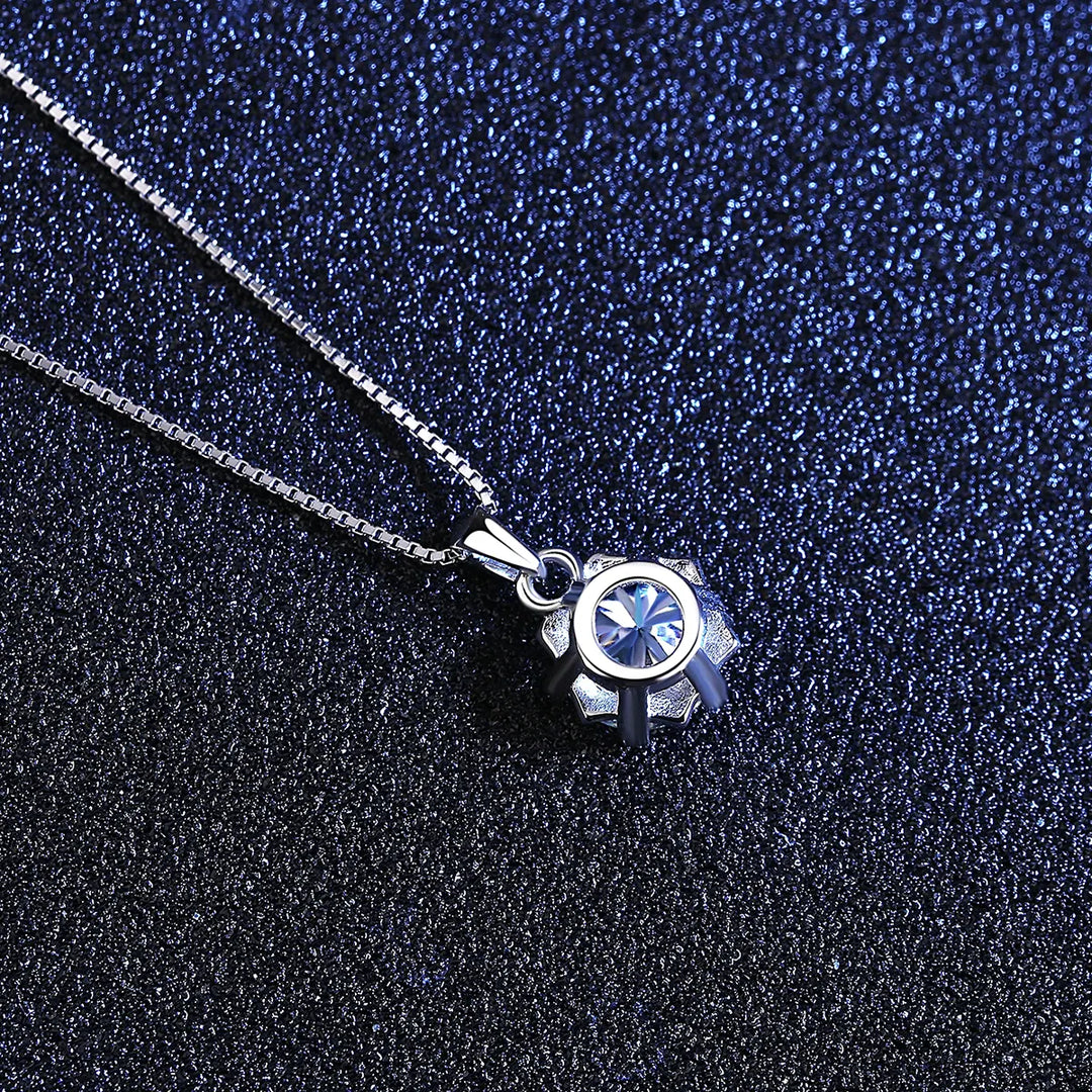 Rina Dazzling Diamond Pendant Necklace