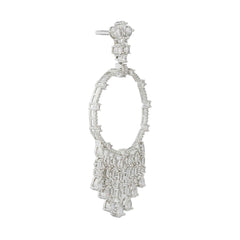 Raniya – Crystal Hoop Drop Earrings