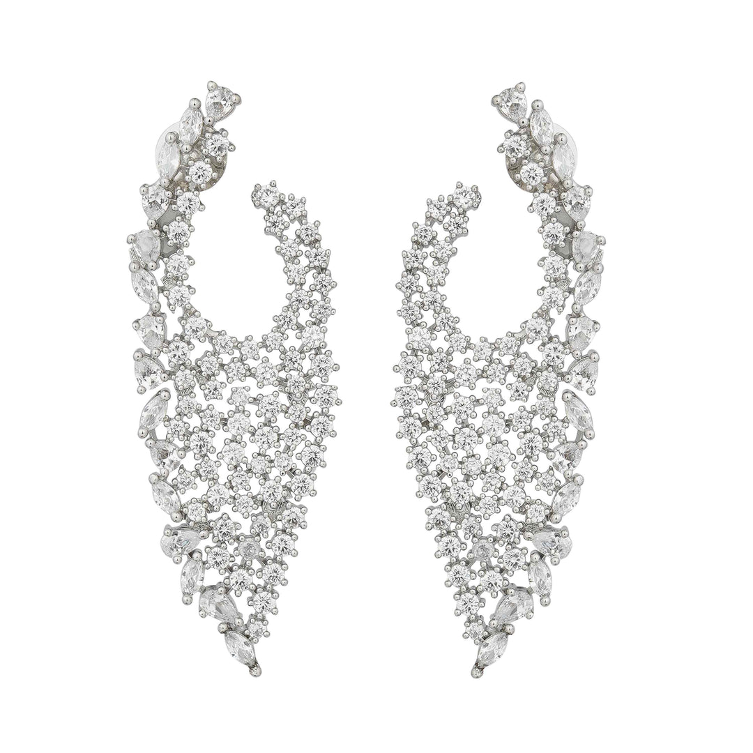 Noorain Crystal Statement Earrings