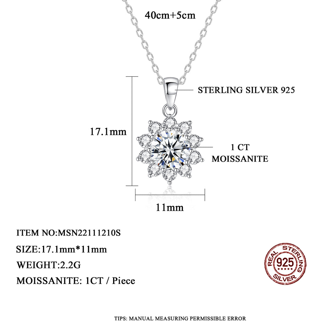 Lumi Blaze Iced Emerald Cut Necklace