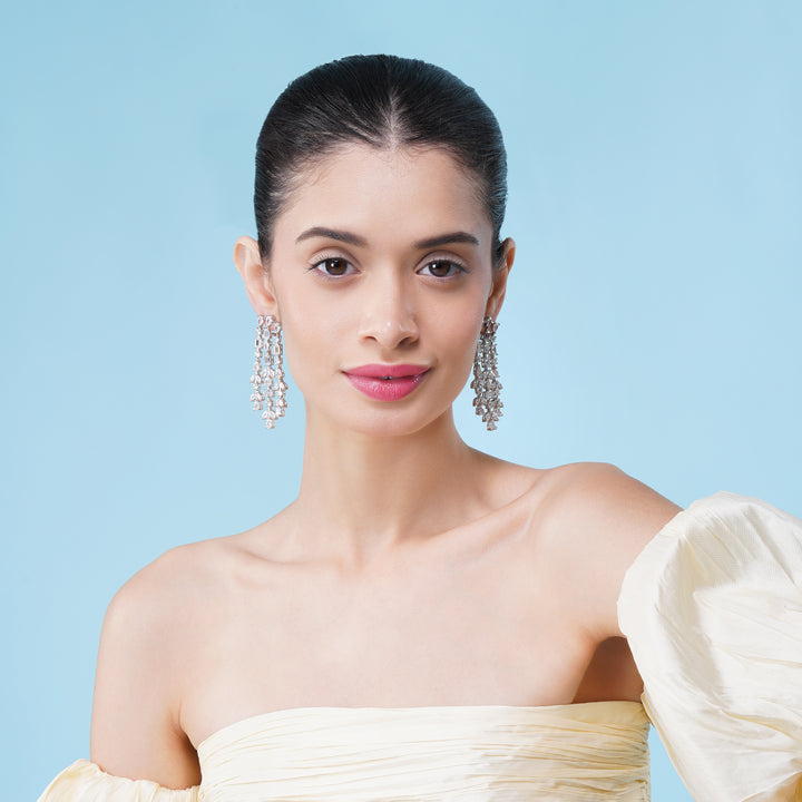 Liyana Crystal Dangler Earrings
