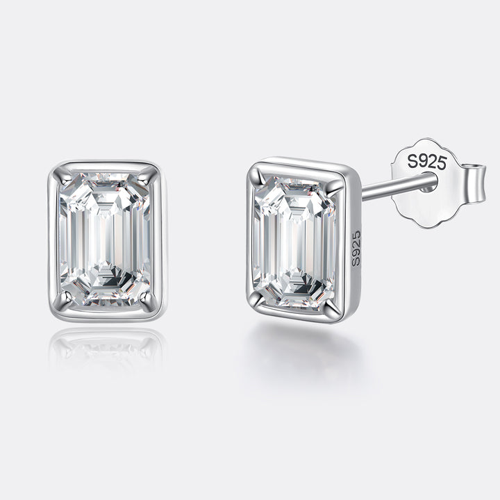 Esen Lume Emerald Cut Stud