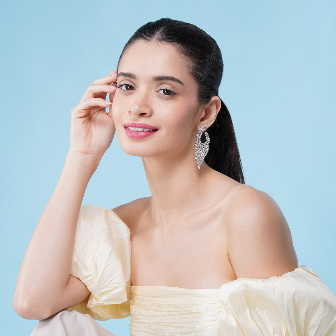 Noorain Crystal Statement Earrings