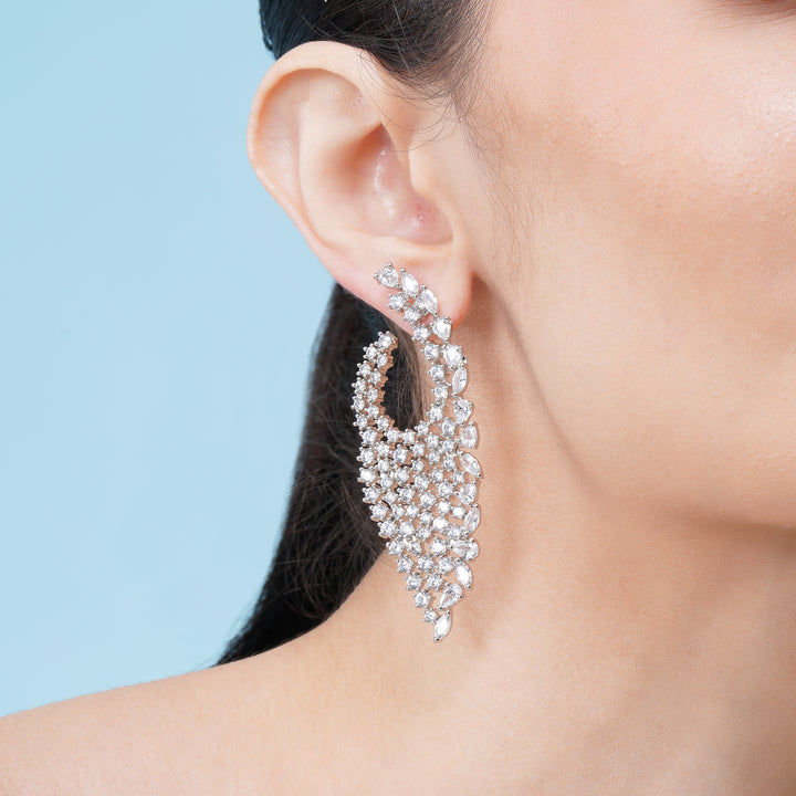 Noorain Crystal Statement Earrings