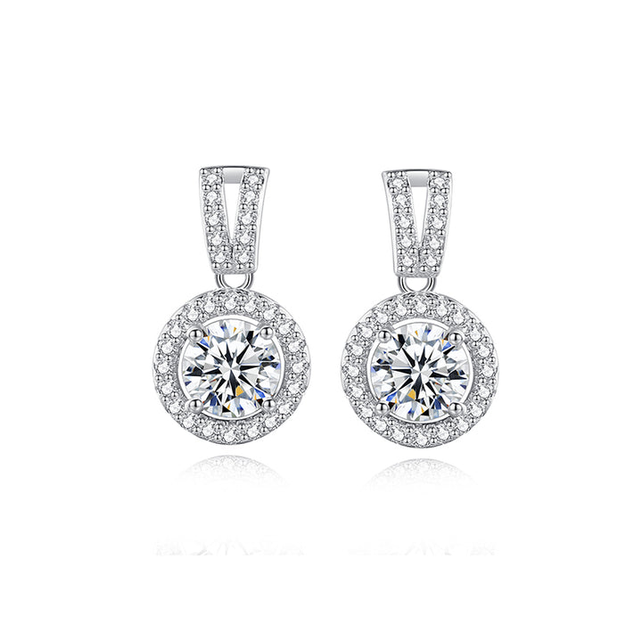 Niva Shimmer Moissanite Stud Earring