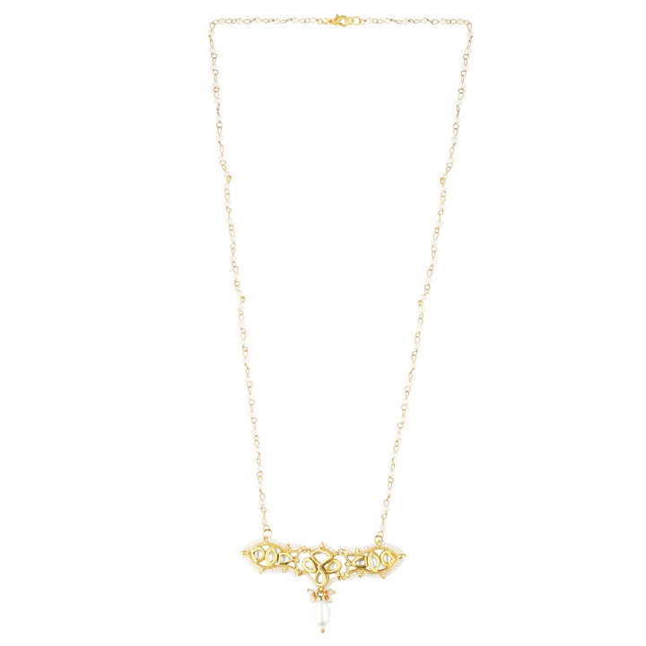 Inaya Pearl Necklace with Pendant & Matching Earrings